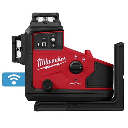 Milwaukee M12A3PLO-0C 12V M12 Green Auto Alignment 360° 3 Plane Laser with 1.2m Compact Laser Tripod & Case